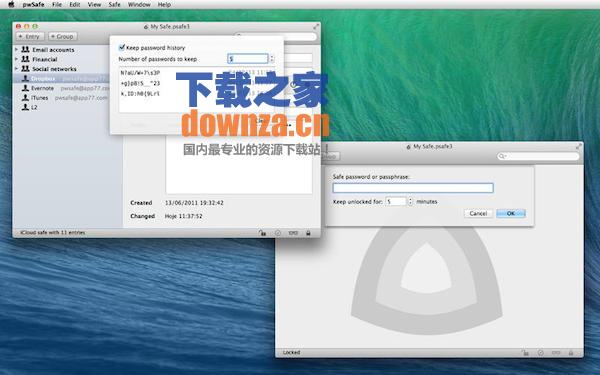 PwSafe Mac版截图