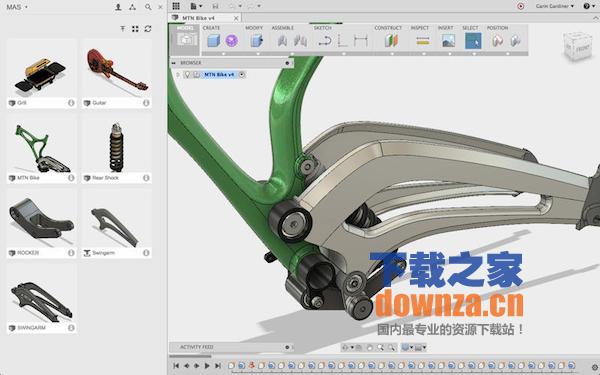 Fusion 360 Mac版截图