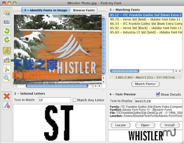 Find my Font for mac截图