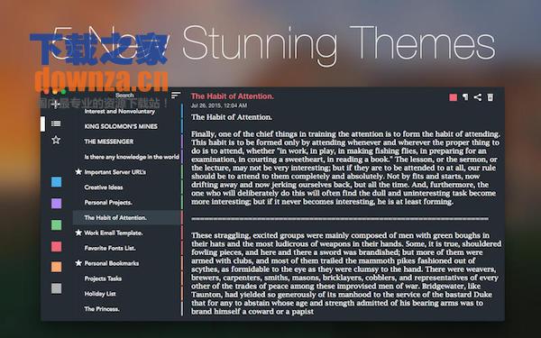 Intellie Notes for mac截图