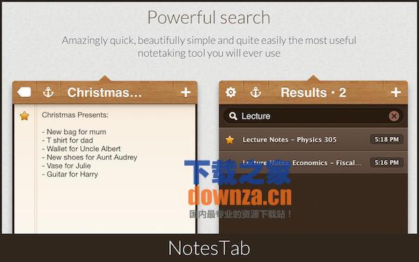 NotesTab for mac截图