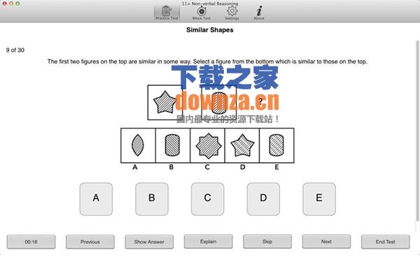 Nonverbal Reasoning for Mac截图