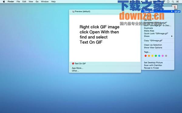 Text On Gif for Mac