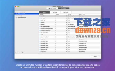 Export Calendars Pro for Mac截图