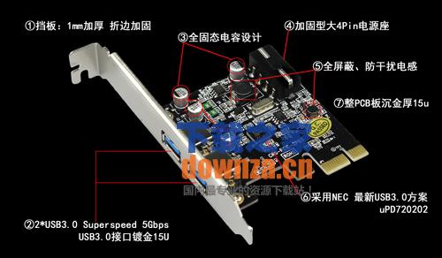 雷掣USB3.0 PCI-e Card 扩展卡驱动程序 中文版